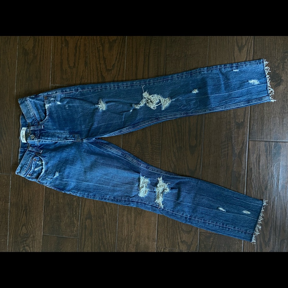 abercrombie & fitch mom jeans